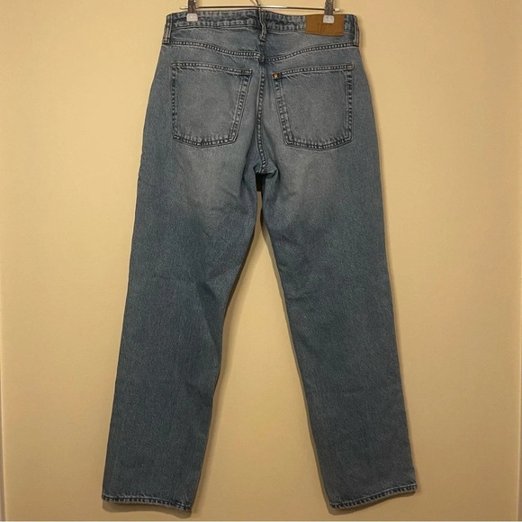& DENIM Distressed 90s Boyfriend Light Wash Jeans - Picture 7 of 11